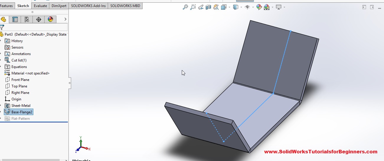 Solidworks Sheet Metal Tutorialsfree Step By Step Guide For Beginners 3499