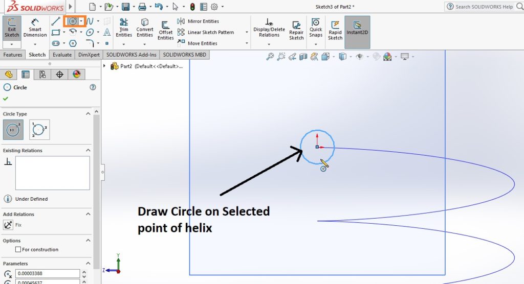 How to Create SolidWorks Spring CAD Model Tutorial